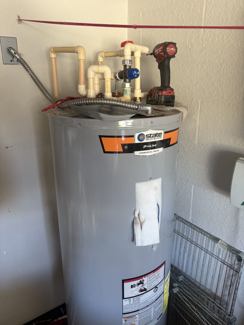 Water heater being repaired in Winter Haven FL