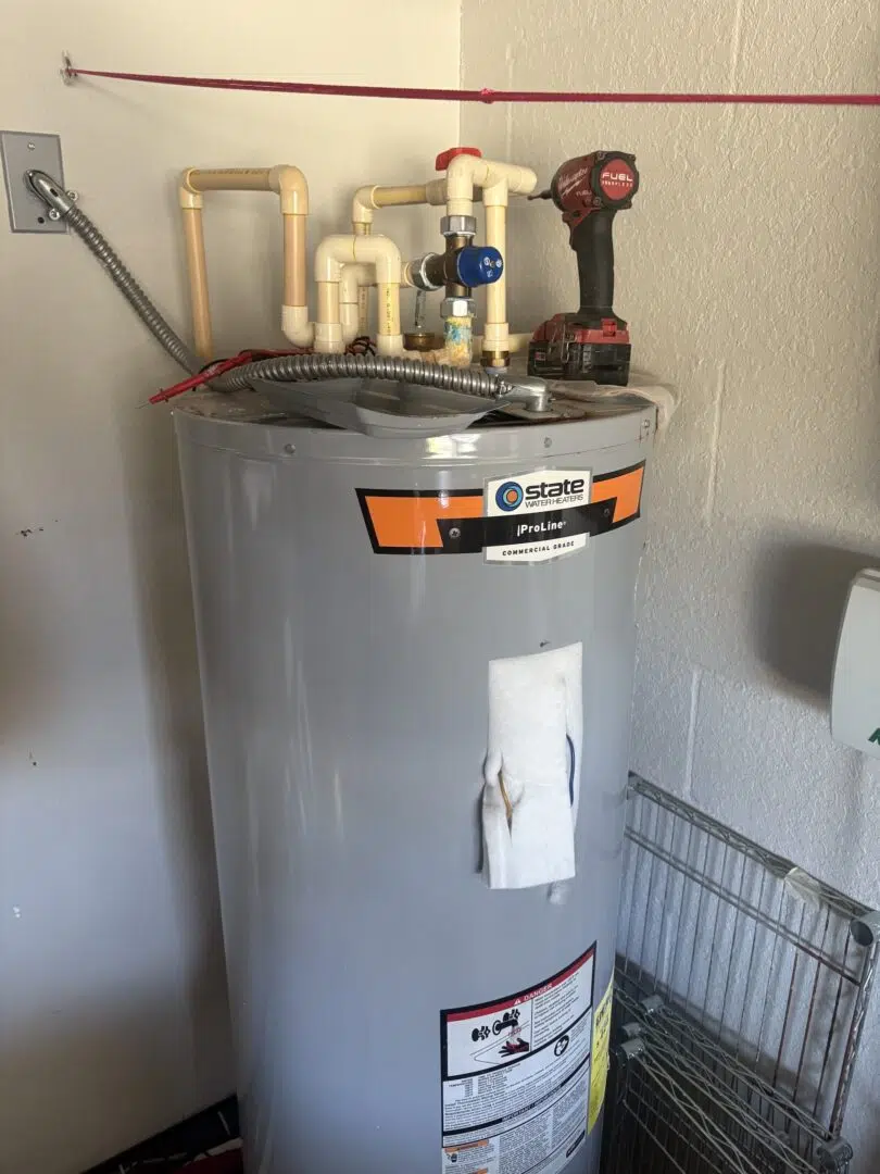 Water heater being repaired in Winter Haven FL